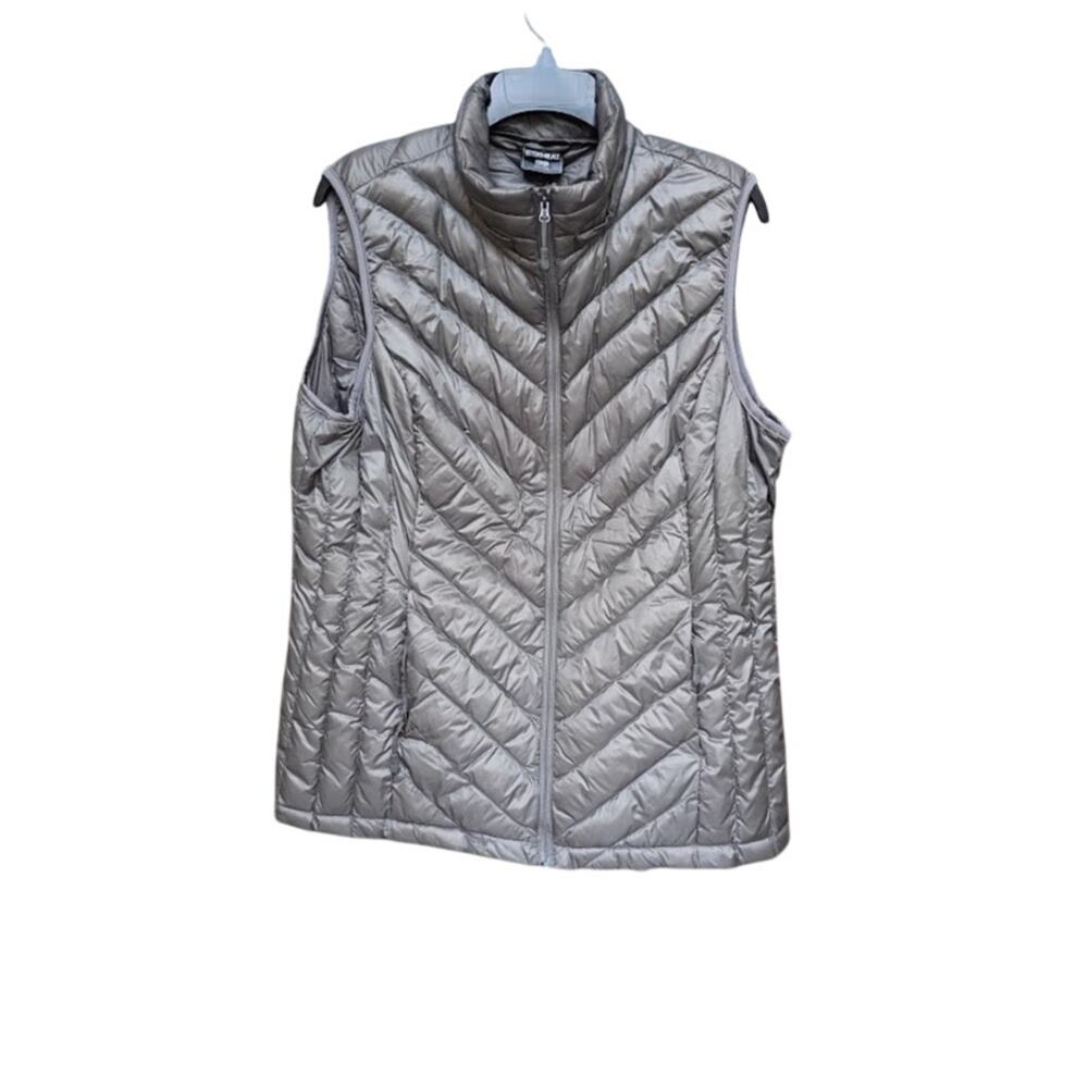 32 Degrees Heat Women's Down Puffer Vest Sleeveless Lightweight XL